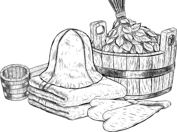 Банный веник вектор вектор