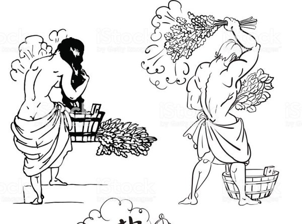 Векторные изображения баня