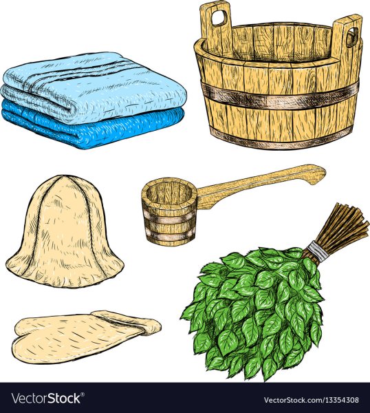 Банный веник вектор вектор