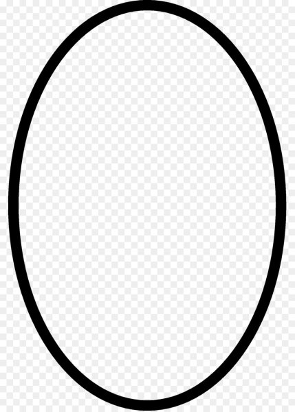 Овал вертикальный
