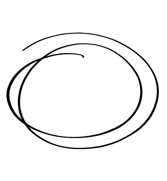 Круг от руки