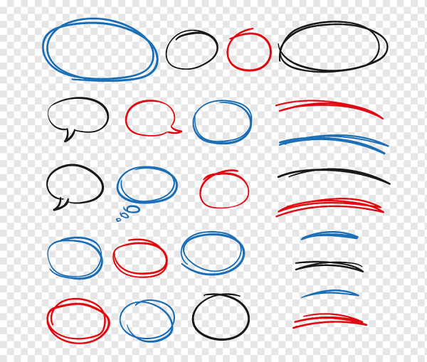 Овал нарисованный от руки