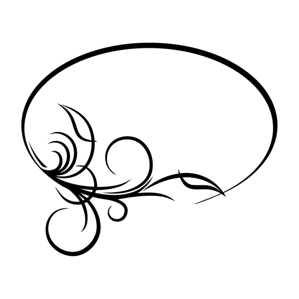 Орнамент в овале