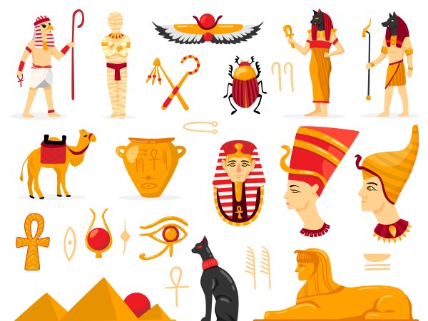 Египетский сфинкс вектор