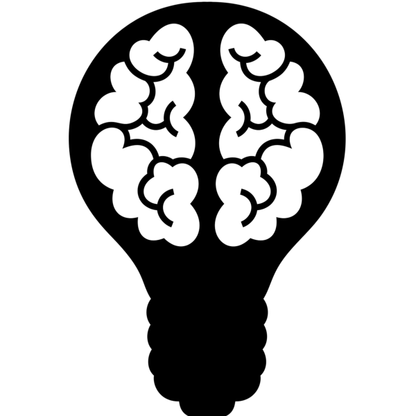 Мозг силуэт