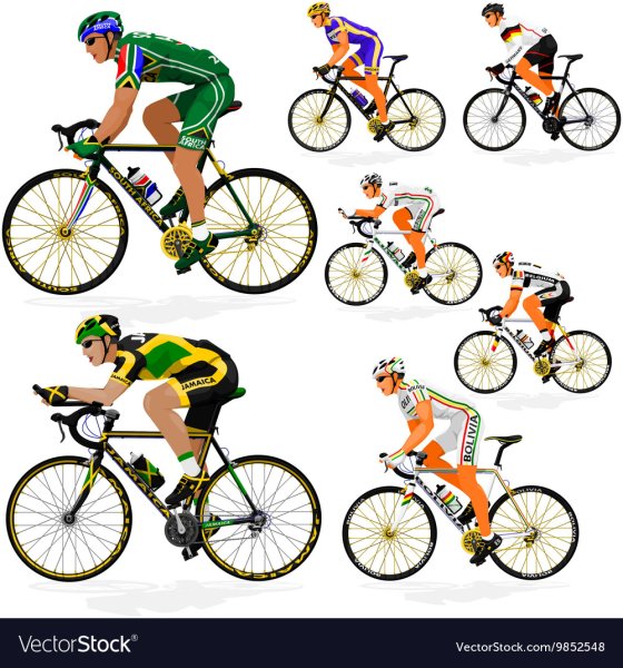 Велосипедист вектор