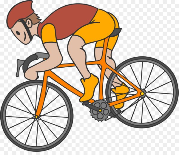 Мультяшные велосипедисты