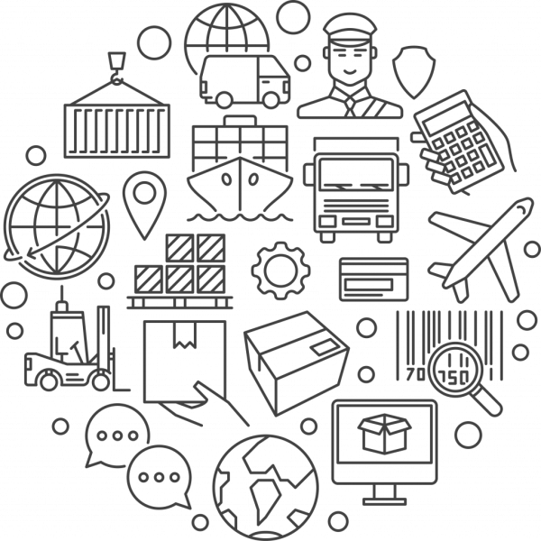 Пиктограммы диаграммы логистика