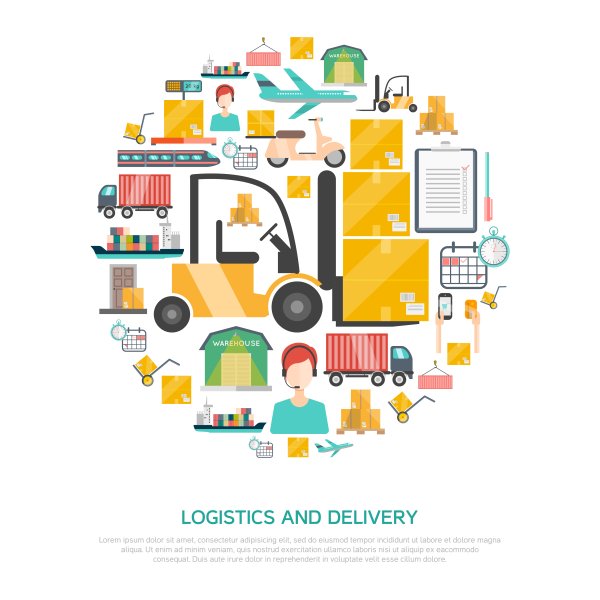 Логистика иллюстрации
