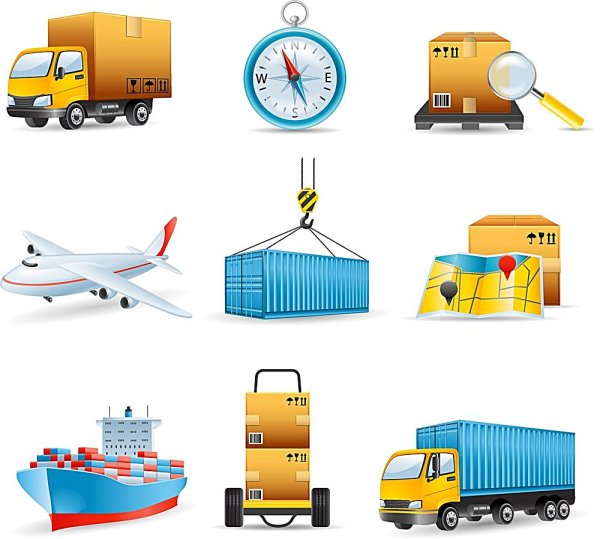 Иконки для транспортной логистики