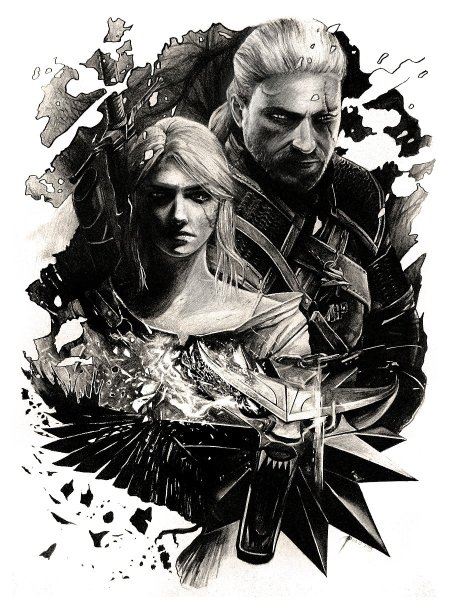 Ведьмак Геральт и Цири