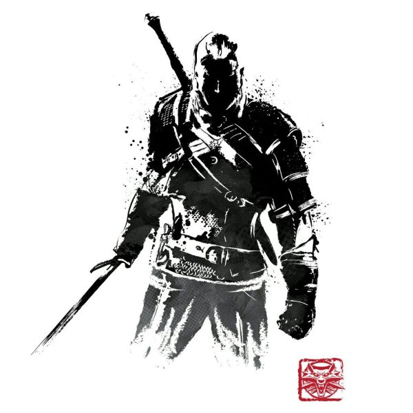 Ведьмак эскиз