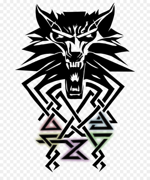 Медальон Ведьмака тату