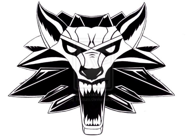 Ведьмак медальон волка