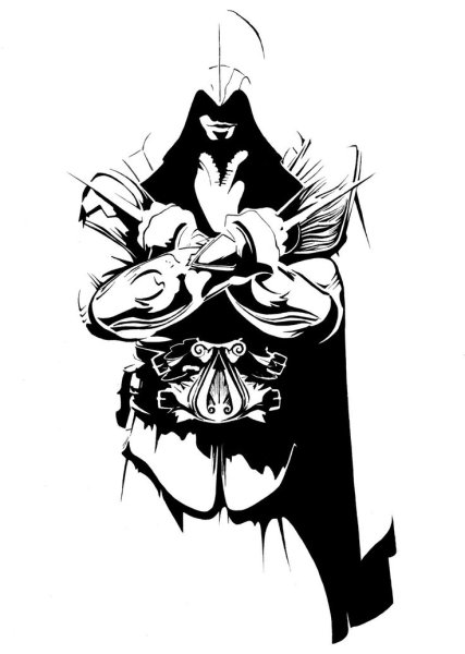 Эскизы тату ассасин