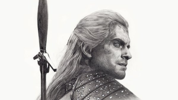 Генри Кавилл Ведьмак Геральт скетч