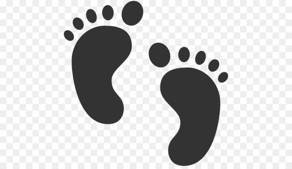 Отпечаток стопы человека
