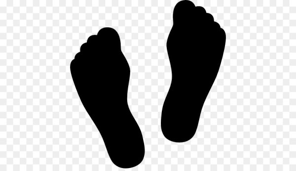 Пятка нарисованная