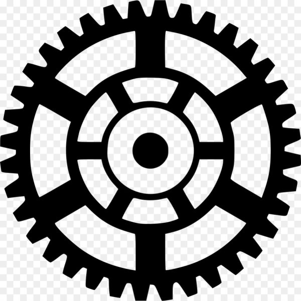 Стилизованная шестеренка