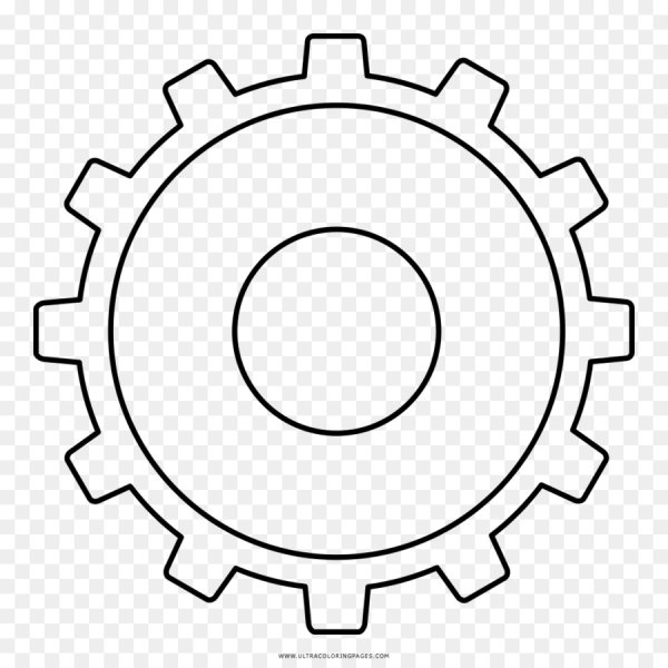 Шестерня трафарет