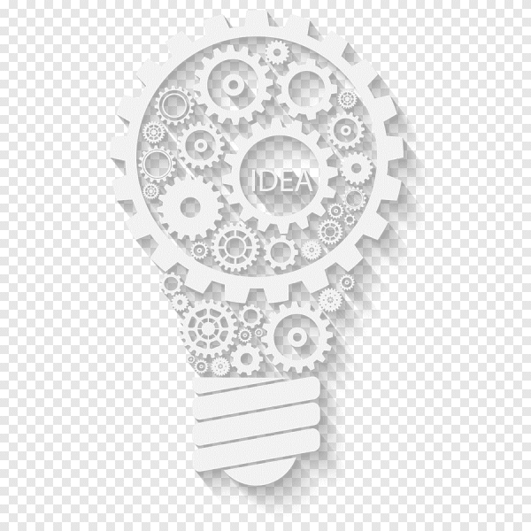 Шестеренки на белом фоне