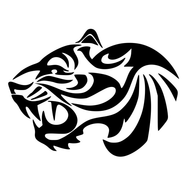 Тигр трайбл эскиз