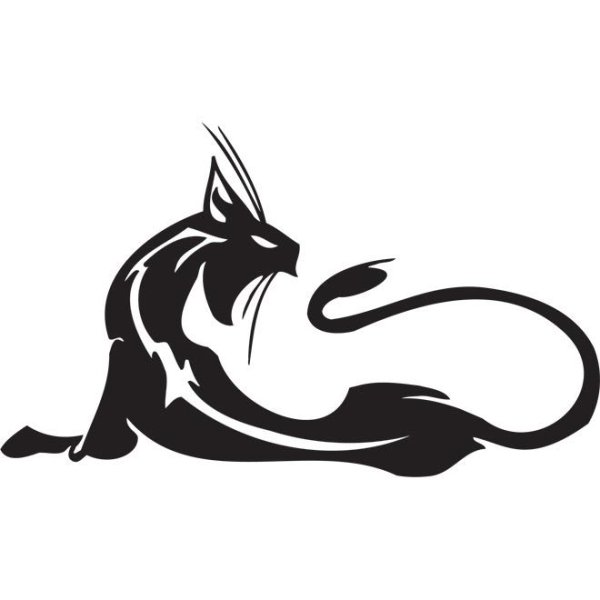 Трафареты для тату кошки