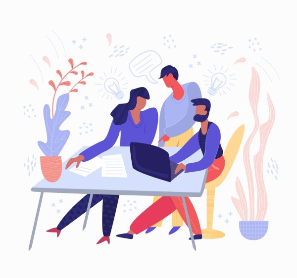 Команда иллюстрация