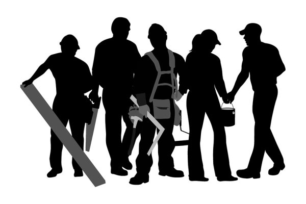 Силуэт сотрудника