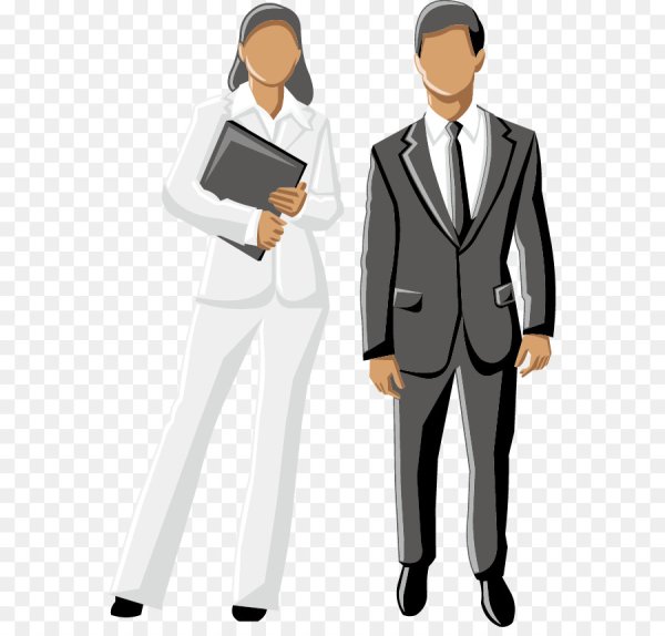 Человечек в деловом костюме