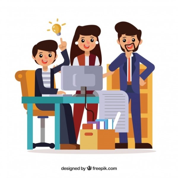 Коллеги вектор