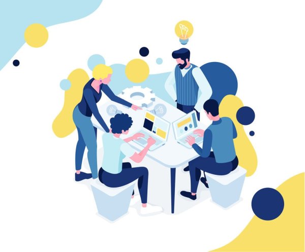 Коллектив иллюстрация