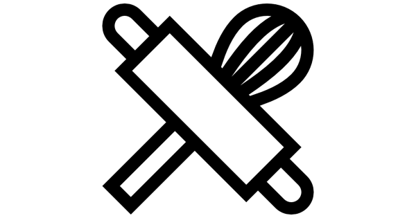 Векторный значок скалки