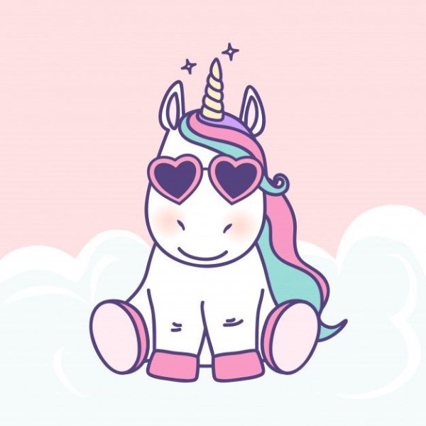 Единорог мультяшный