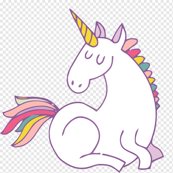 Векторное изображение единорога