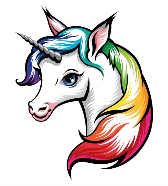 Голова единорога