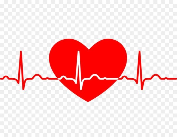 ЭКГ на прозрачном фоне