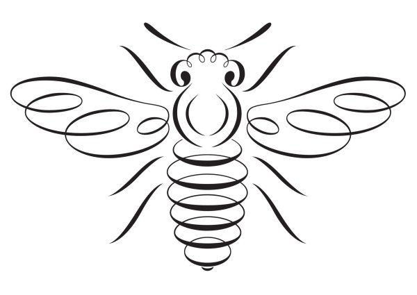 Стилизованные насекомые