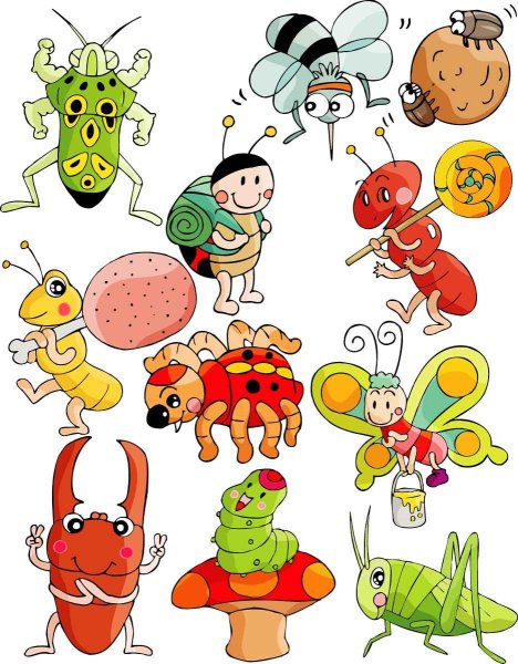 Веселые насекомые