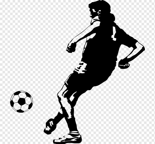 Футболистка рисунок