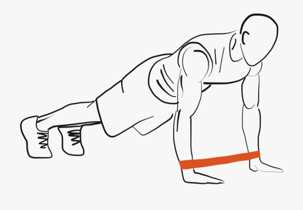 Отжимания рисунок