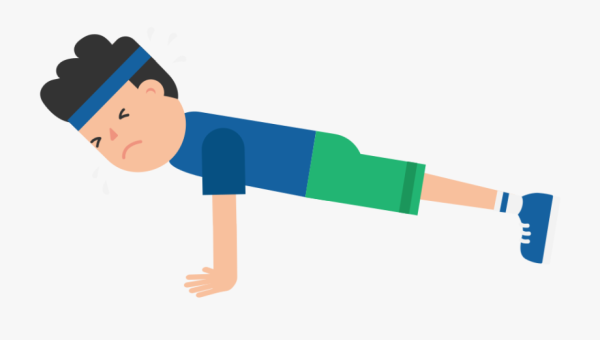 Утренняя зарядка вектор