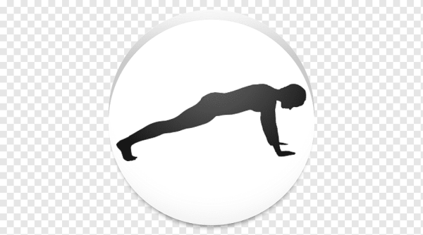 Отжимания силуэт