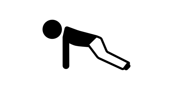 Иконки спортивные отжимания