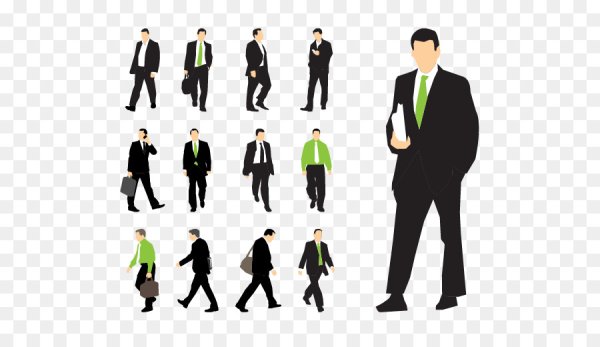 Силуэт бизнесмена