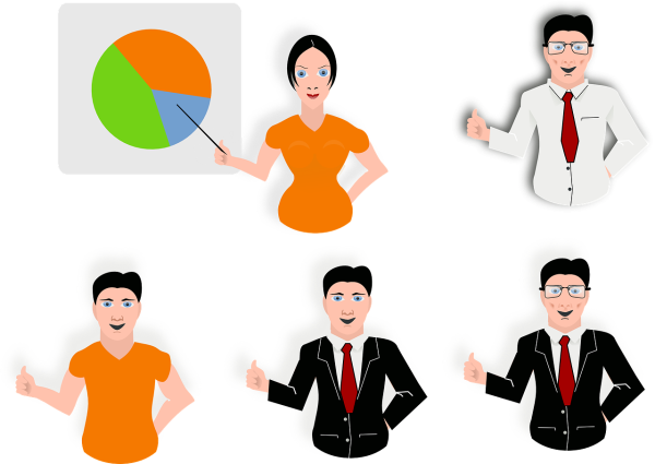 Человек для презентации