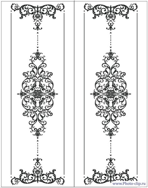 Узоры на шкаф