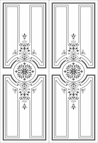 Векторные узоры для дверей