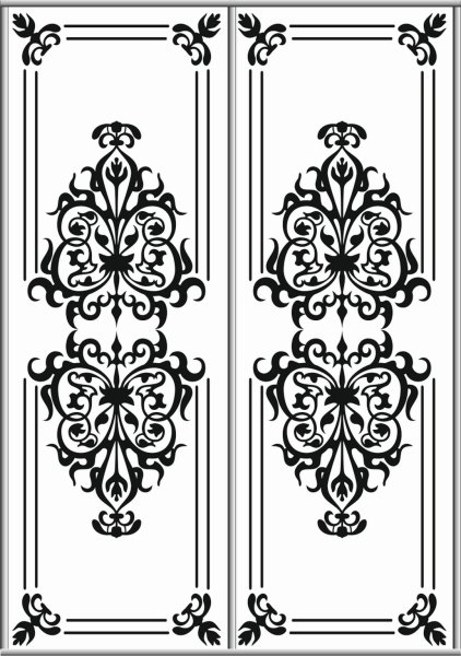 Vector Glass пескоструй рисунок