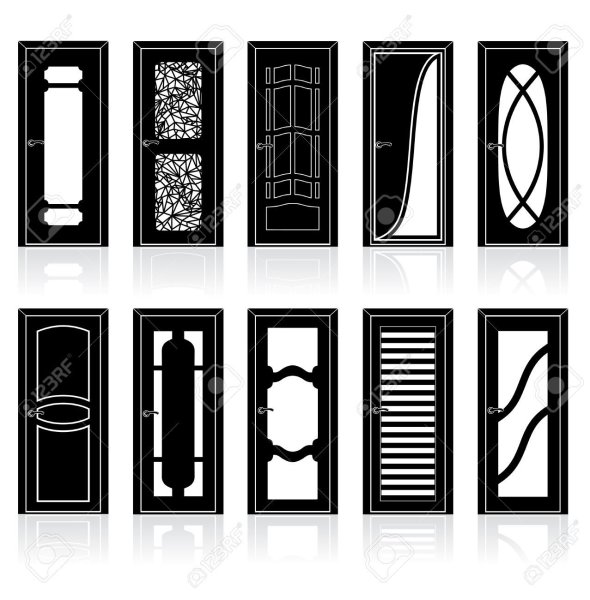 Дверь силуэт